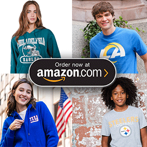 NFL Merch at Amazon